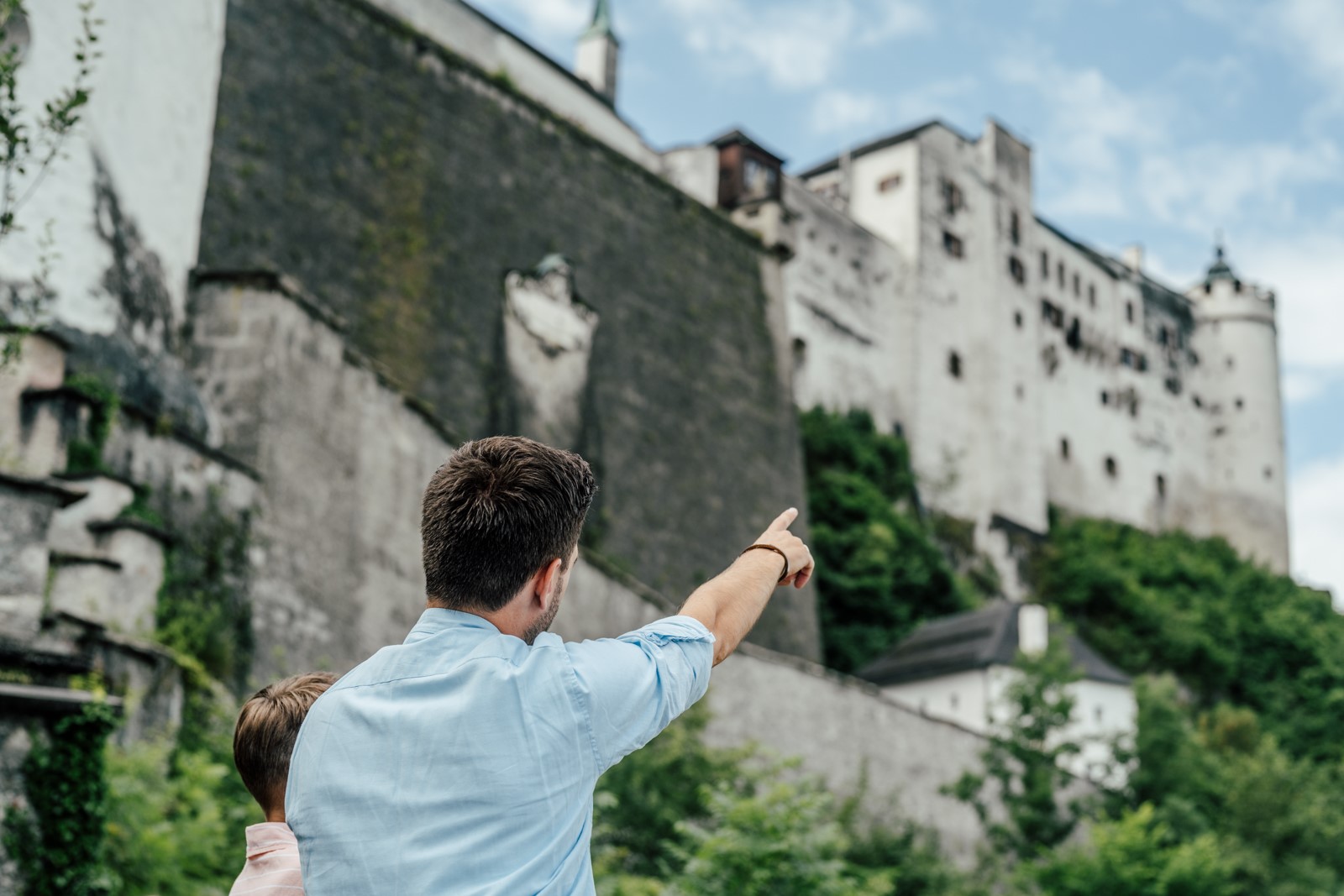 Fortezza Hohensalzburg dall'esterno